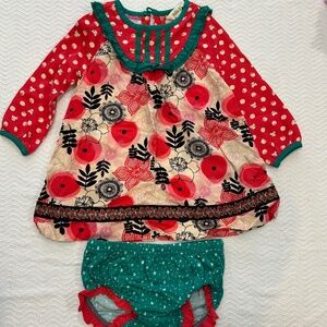 Matilda Jane Under the Tree Dress - size 12-18m